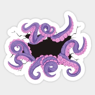 monster tentacles Sticker